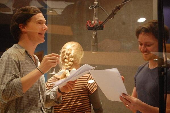Benedict & James in studio